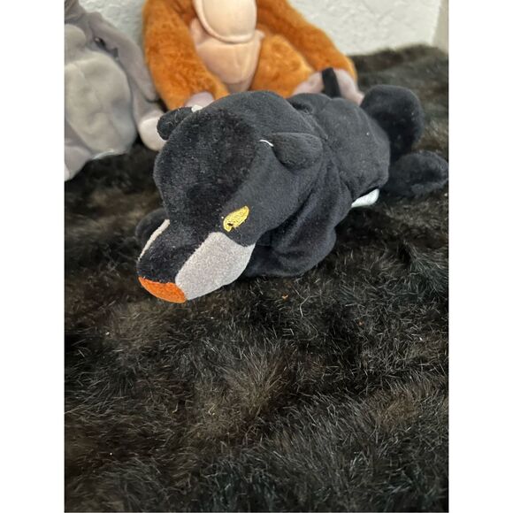 Vintage Disney Store Jungle Book Mini Bean Bag Plush - Set of 4 - Picture 4 of 5